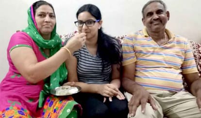 gurugram girl abhilasha got fifth position in ca final exam