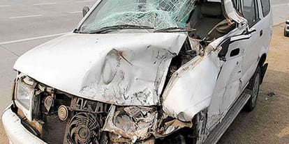 three killed including mother and son in car accident at unnao 