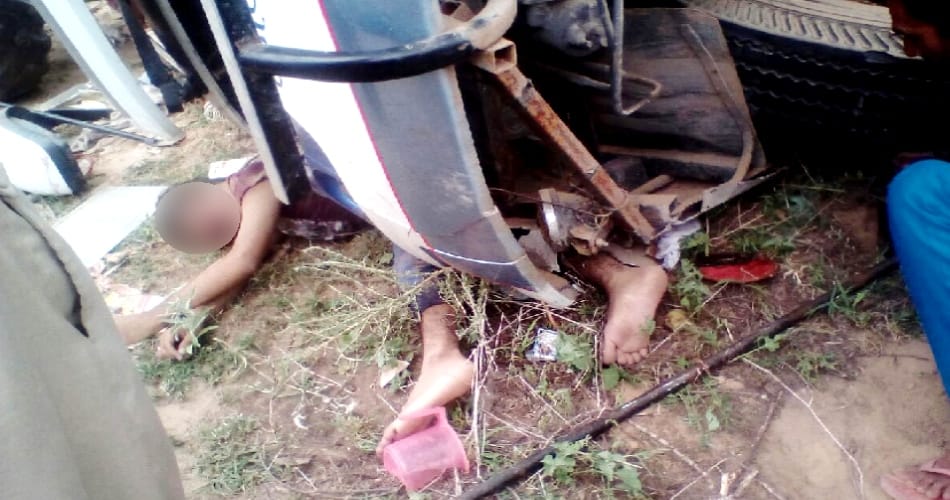 Pilgrims bus accident on National highway, one death