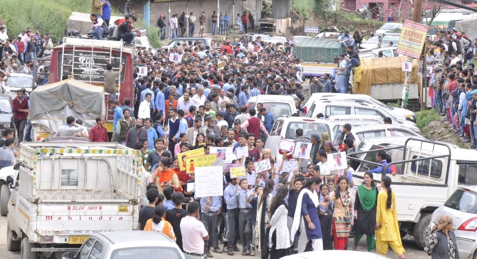  Shimla Nagrik Sabha Protest on kotkhai Gangrape and Murder case.