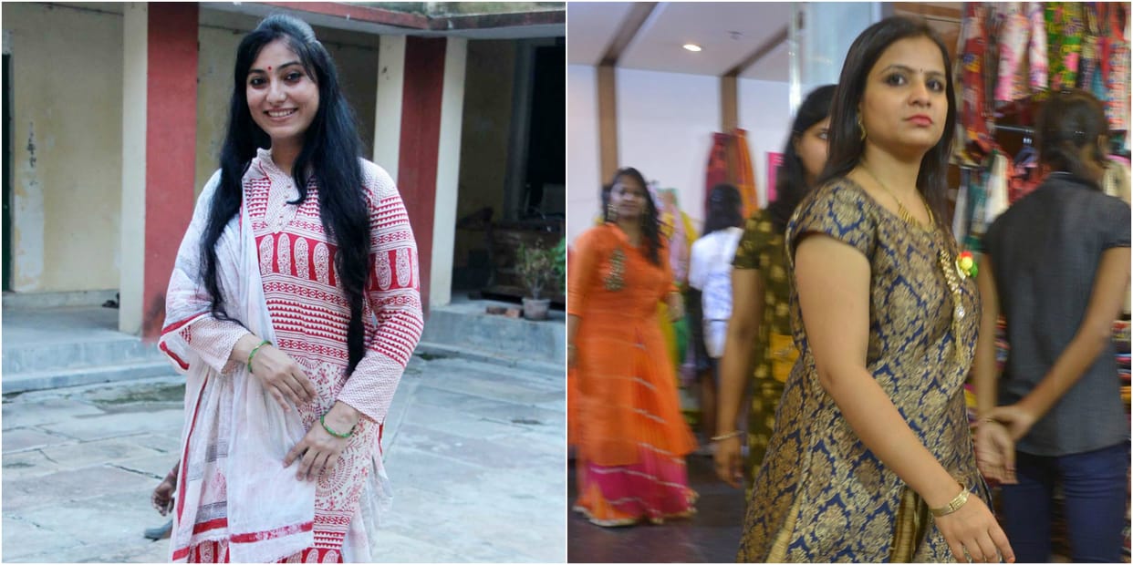 kurti with skirt fashion trend in varanasi