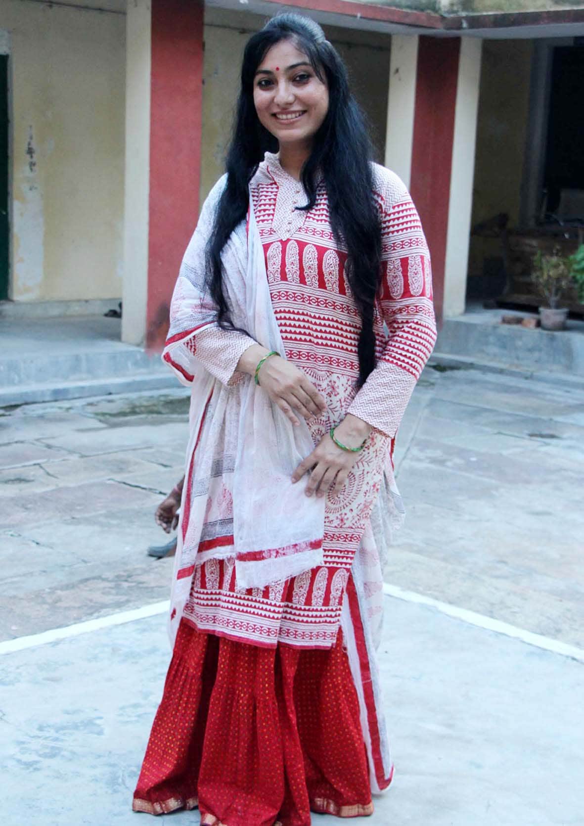 kurti with skirt fashion trend in varanasi