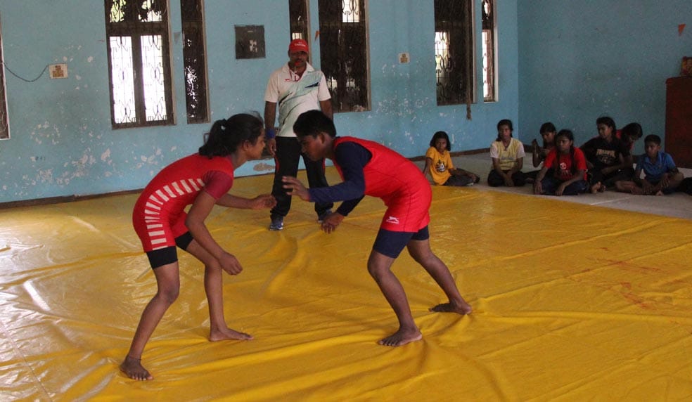 daughters from purvanchal gives trial for select in sai