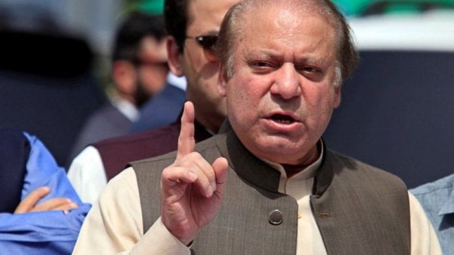 Nawaz Sharif demands resignation over corruption charges
