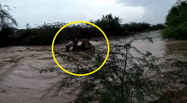 Villagers did rescue, rescued bike riders