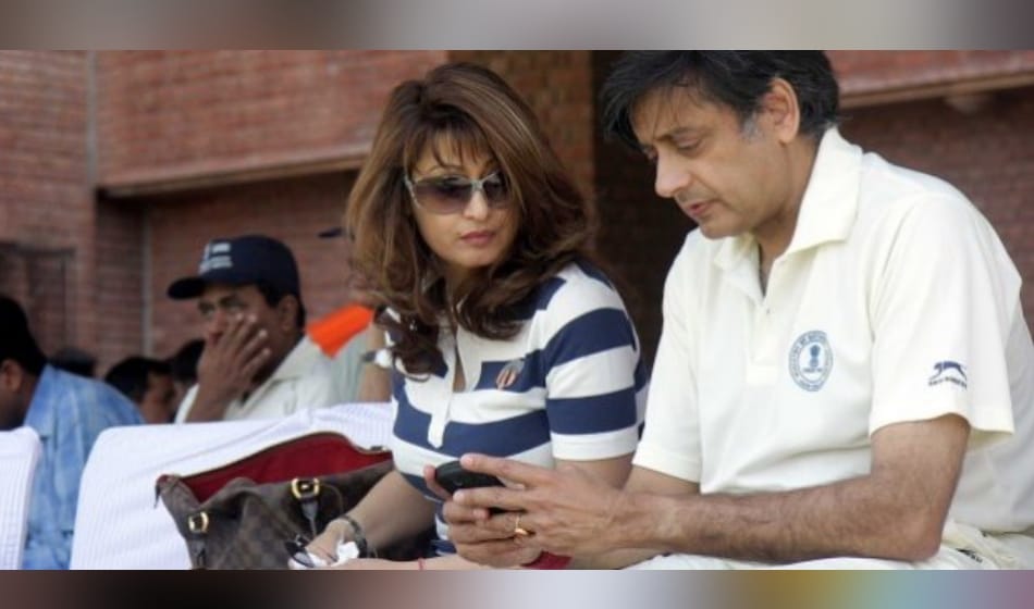 big exposure in sunanda pushkar death case, one of her family member deletes her mobile data