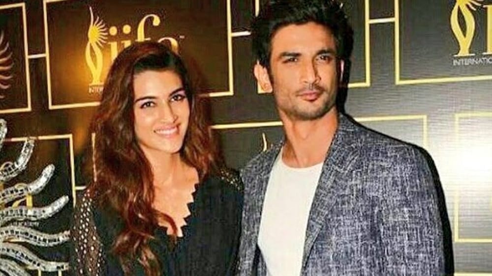 Sushant Singh Rajput acts up for a room next to Kriti Sanon in New york
