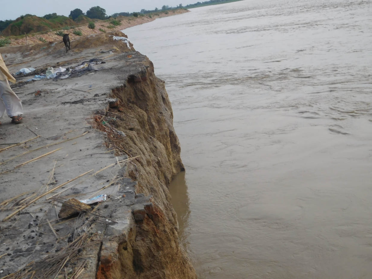 Water reached to Bharat Mata Temple