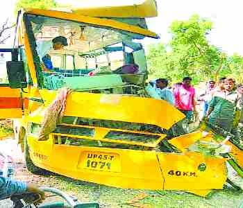  18 children injured in school bus and truck clash, seven student hospital recruits