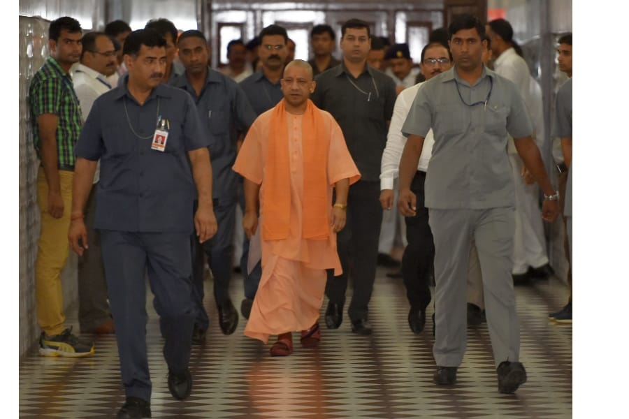  cabinet meeting Uttar Pradesh governmrnt in Lucknow.