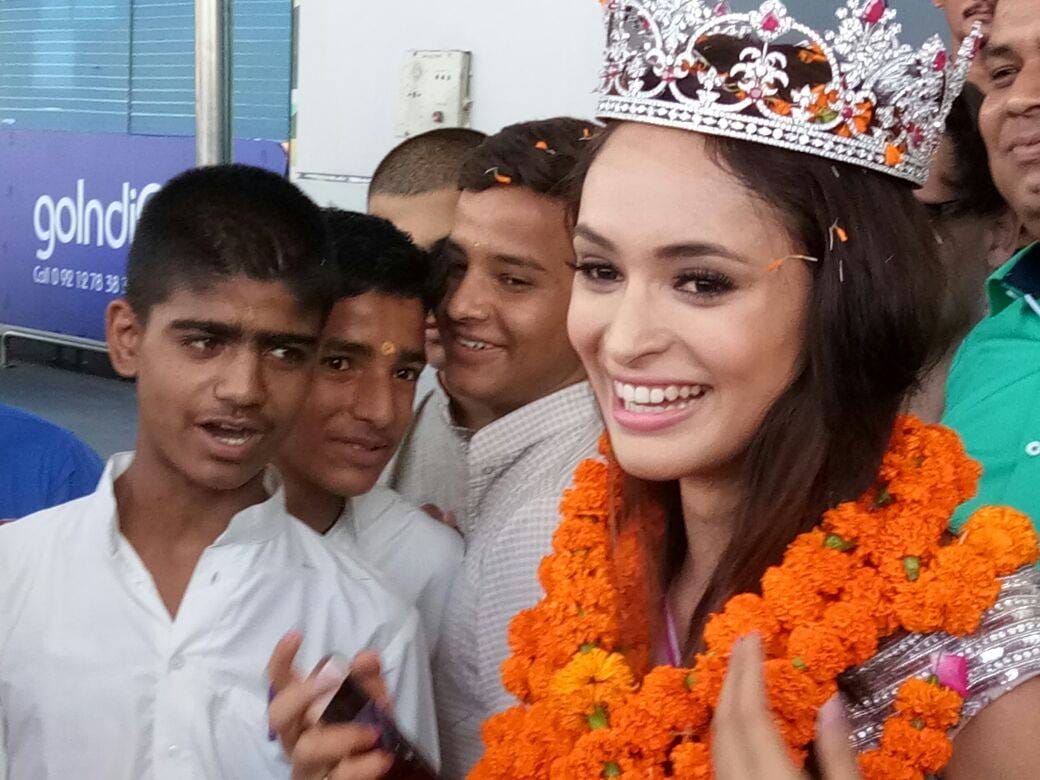 anukriti gusain reached dehradun