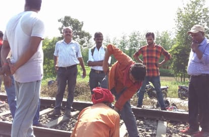 railway track break in laksar haridwar route