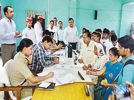 Adverse entry to BDO on illegal occupation in Panchayat Bhawan