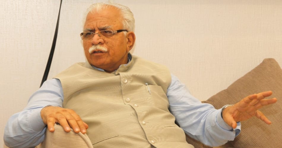 haryana cm khattar big announcement on land agitation