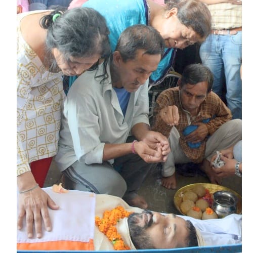 Body of Major Shikhar Thapa cremated with military honours