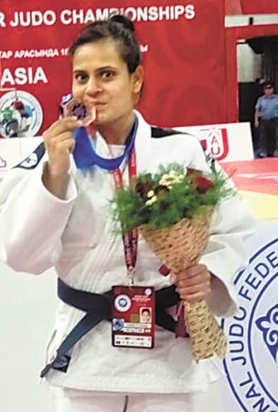 preeti wins bronze in junior asian judo.