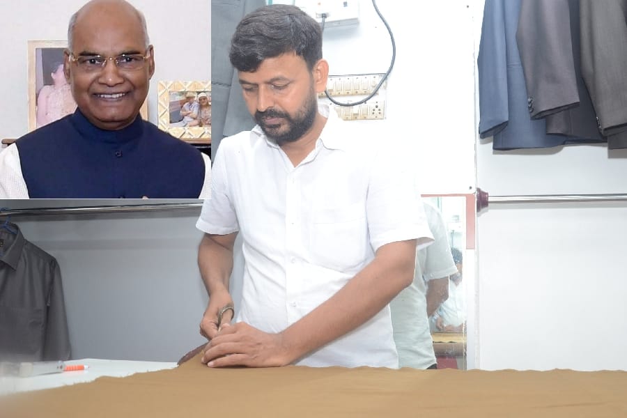 presidential candidate ramnath kovind dress
