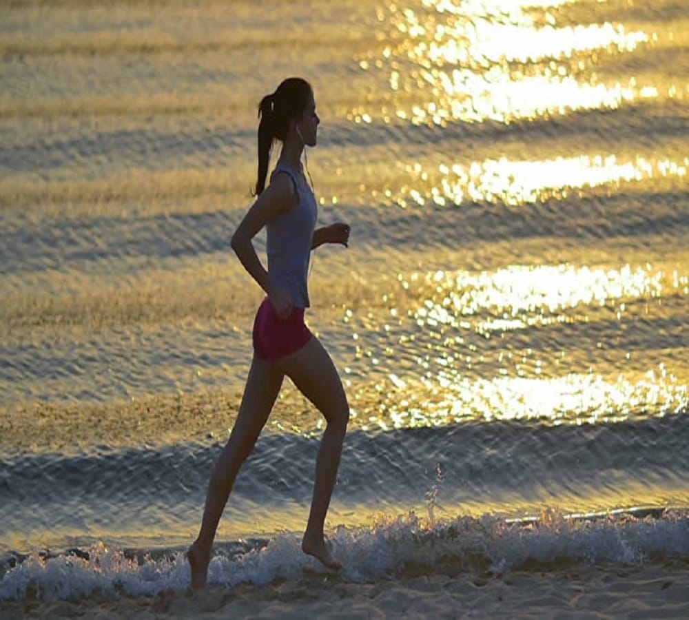 Running on sand will make your heart and leg healthy 