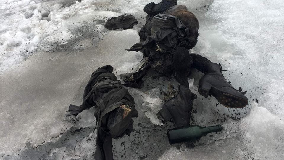 Missing for 75 years, frozen bodies of couple found in glacier