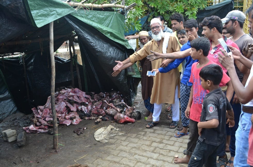 Supply of kebabs to the hotels was going on dead animals