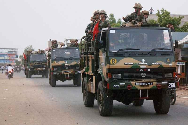  12 year old girl hit and injured allegedly by an Army vehicle in shopian