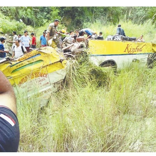Himachal Rampur 28 killed in Bus accident