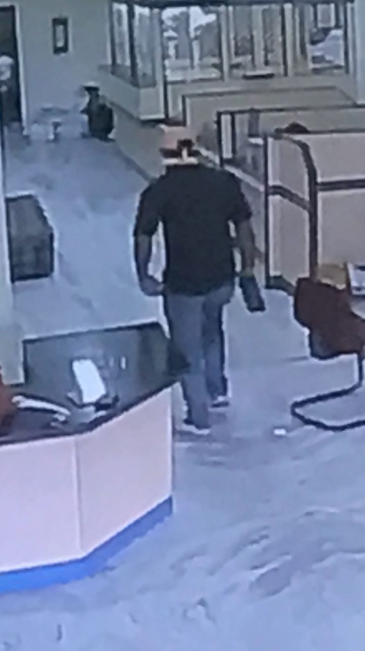 loot happen in a bank in jaipur city