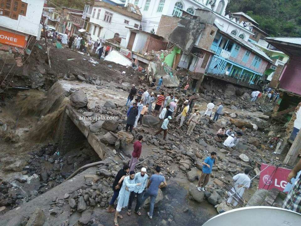 cloud burst in Doda of jammu and kashmir