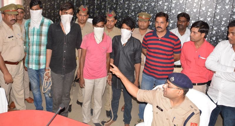 ब्लाक प्रमुख की हत्या की सुपारी लेने वाले चार बदमाश गिरफ्तार