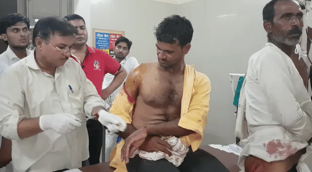 panther attacked incident again in national park sariska