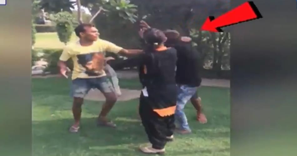 Gang of boys beat up couple for sitting in park