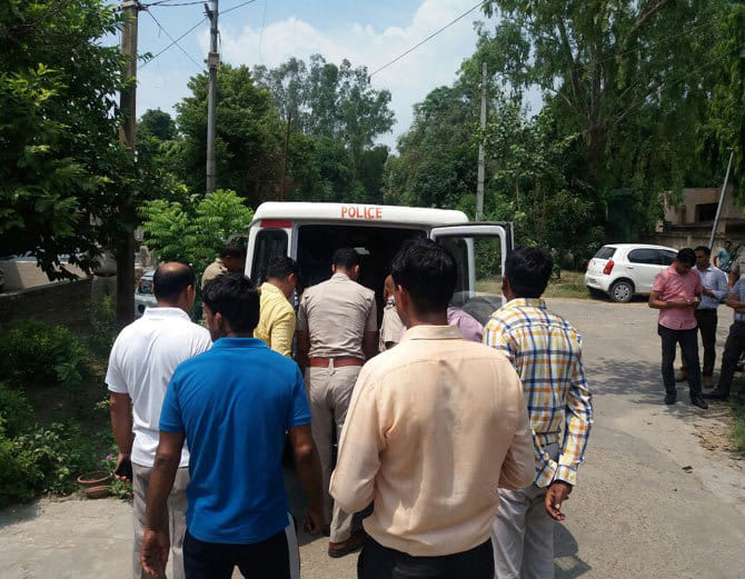 haryana police asi committed suicide, assaulted metally