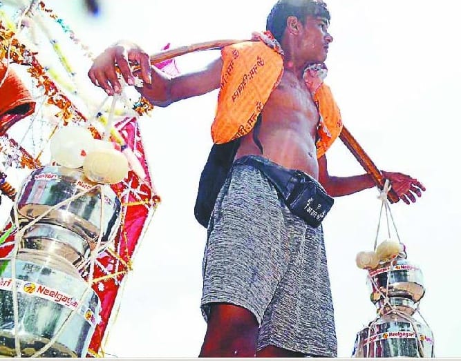 Kamwar mela at Para MahadevTemple today