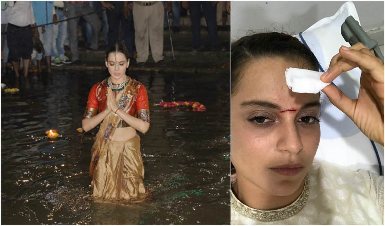 Kangana Ranaut Injured On The Set Of Manikarnika 