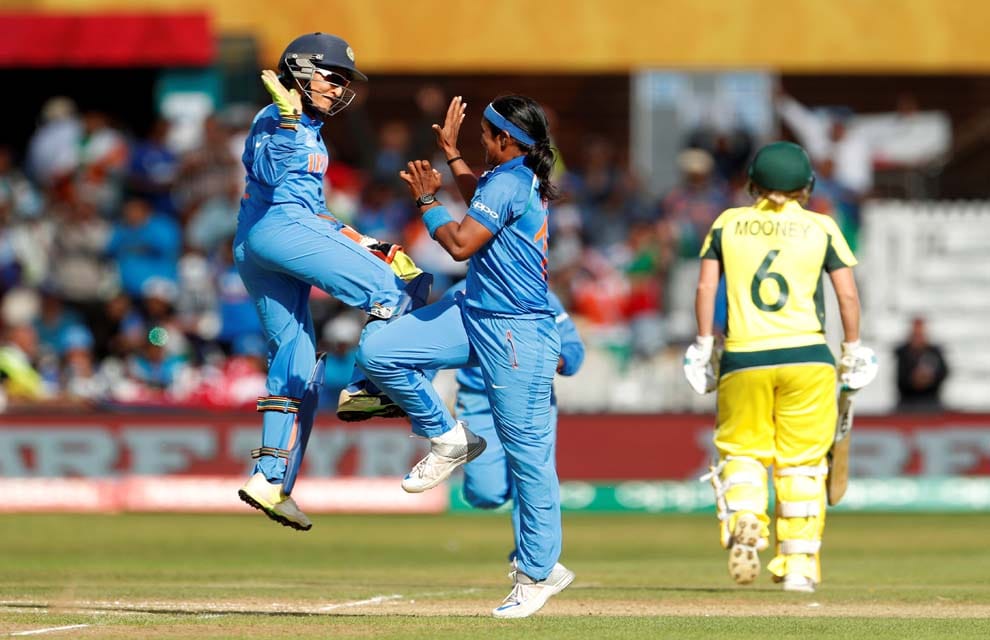icc women's world cup 2017 india vs australia second semi final derby live 