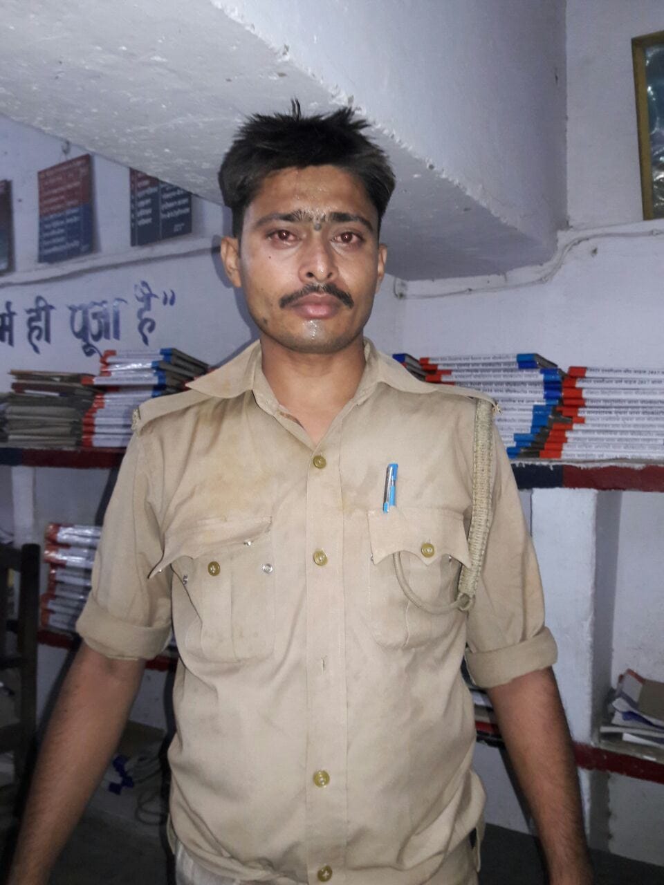 attack on police team to save rapist 