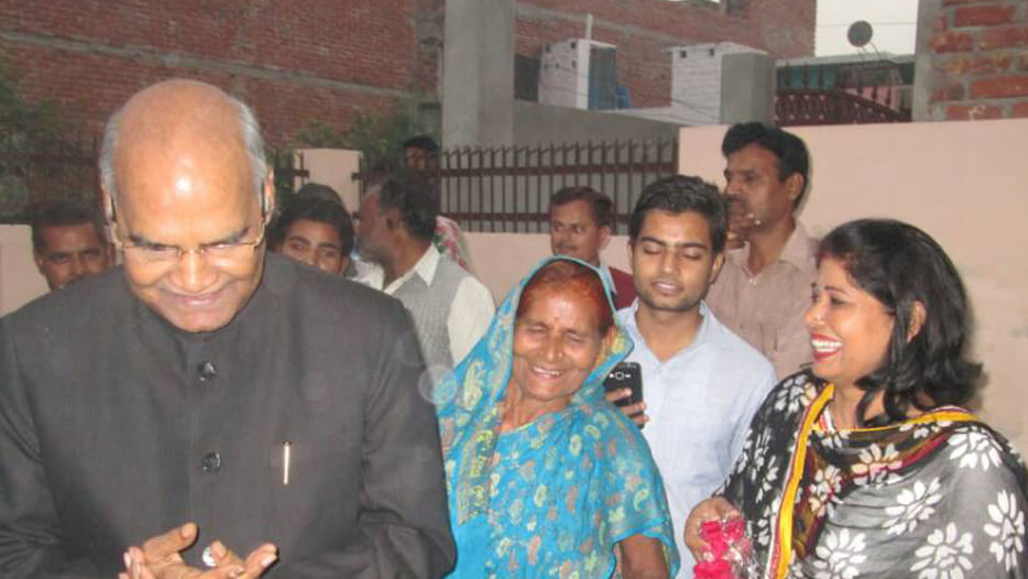 ramnath kovind called lalla in village