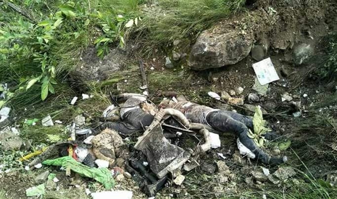28 People Killed in Rampur Bus Accident, live Photos.