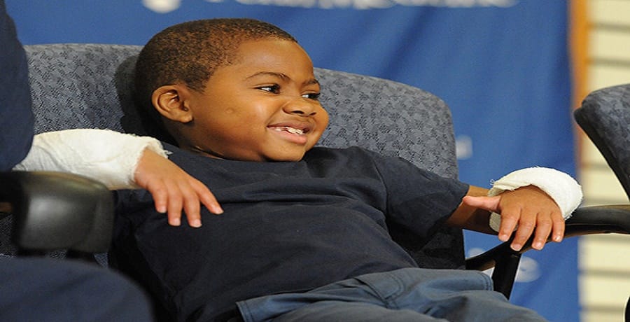  First double hand transplant declared success as first child patient