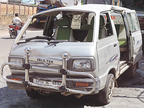 School van filled with children