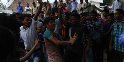 see the photos of a celebration in ramnath kovind village