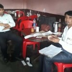 पापड़ी व राबड़ी आदि का सैंपल लिया।