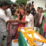 Himachali Martyr Shashi Kumar Cremation at Hamirpur.