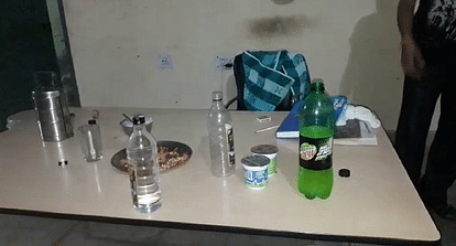 PEOPLE DRINKING IN POWER HOUSE IN FATEHABAD