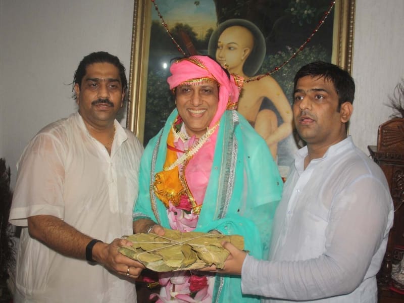 bollywood actor govinda in vrindavan