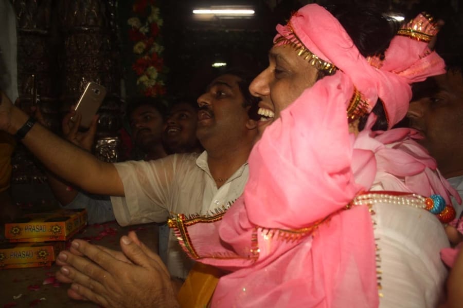 bollywood actor govinda in vrindavan