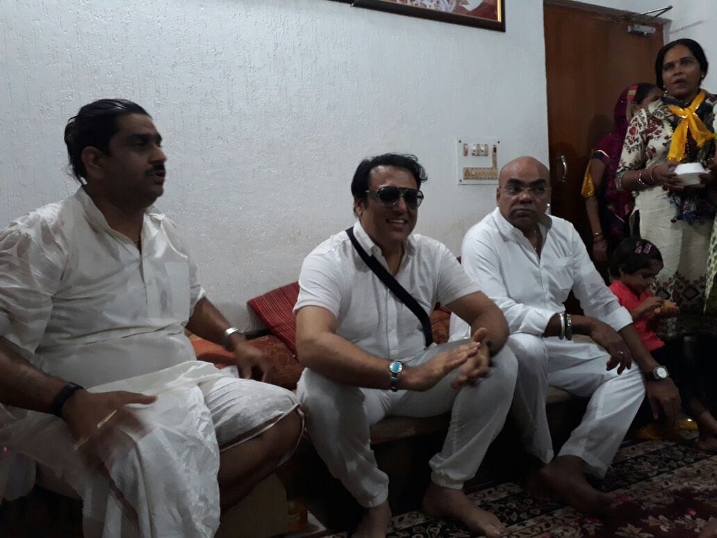 bollywood actor govinda in vrindavan