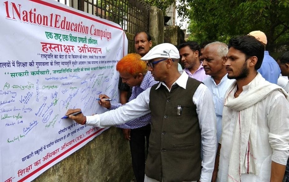 Public support mobilized with signature campaign