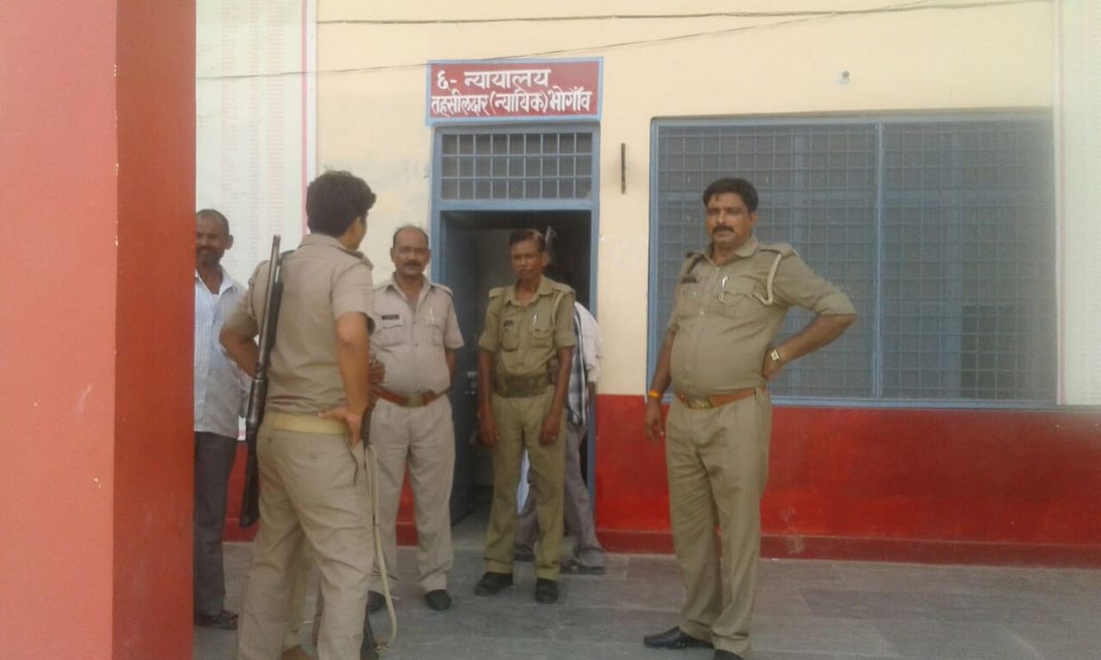 BJP and Bharogya in the police station