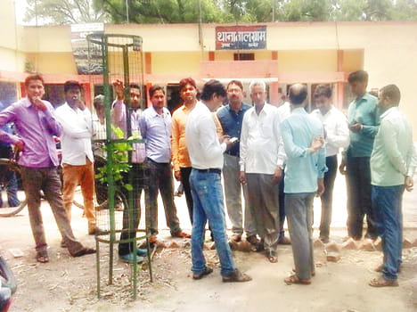 Teacher's husband beaten son to teacher
